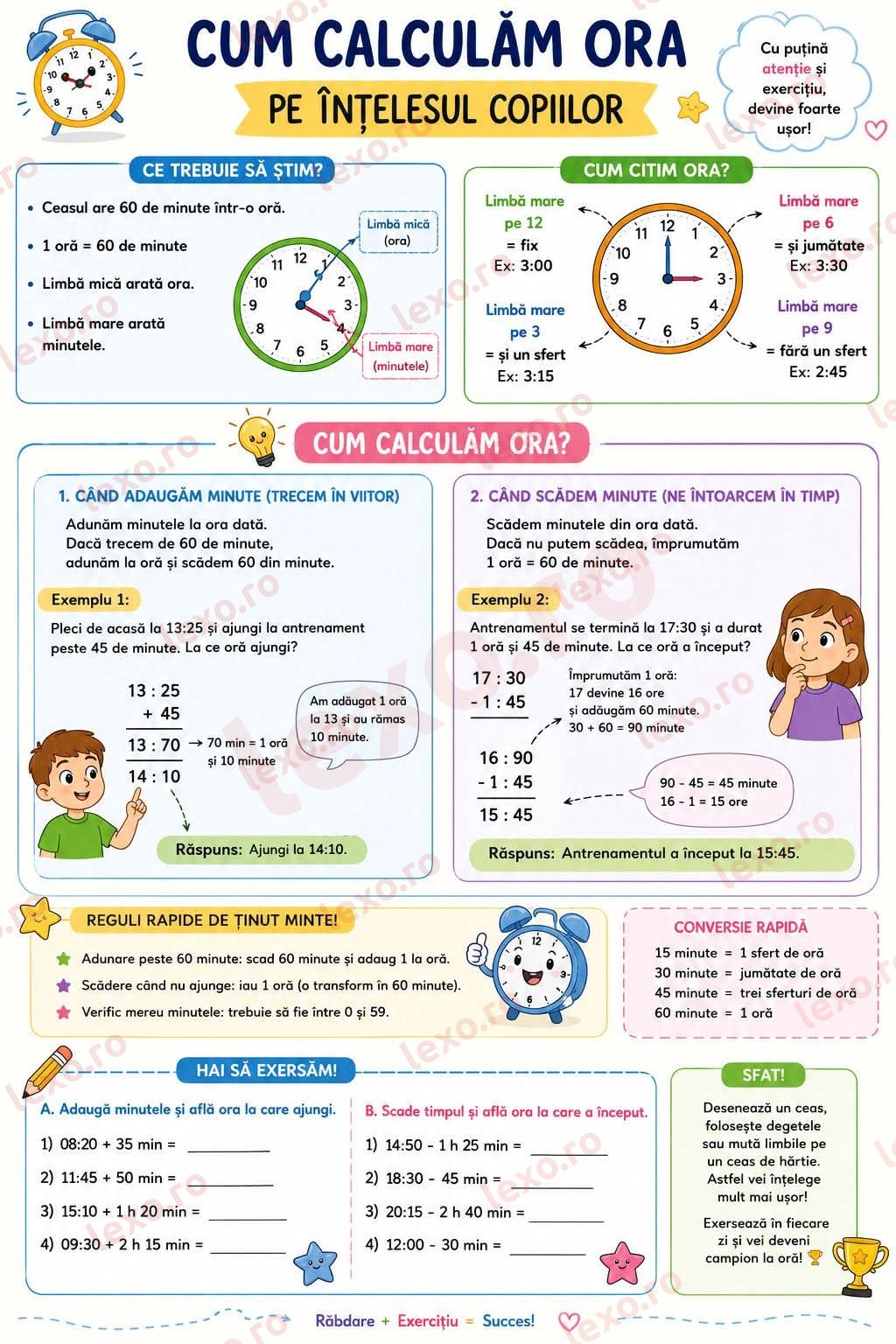 Cum calculăm ora?