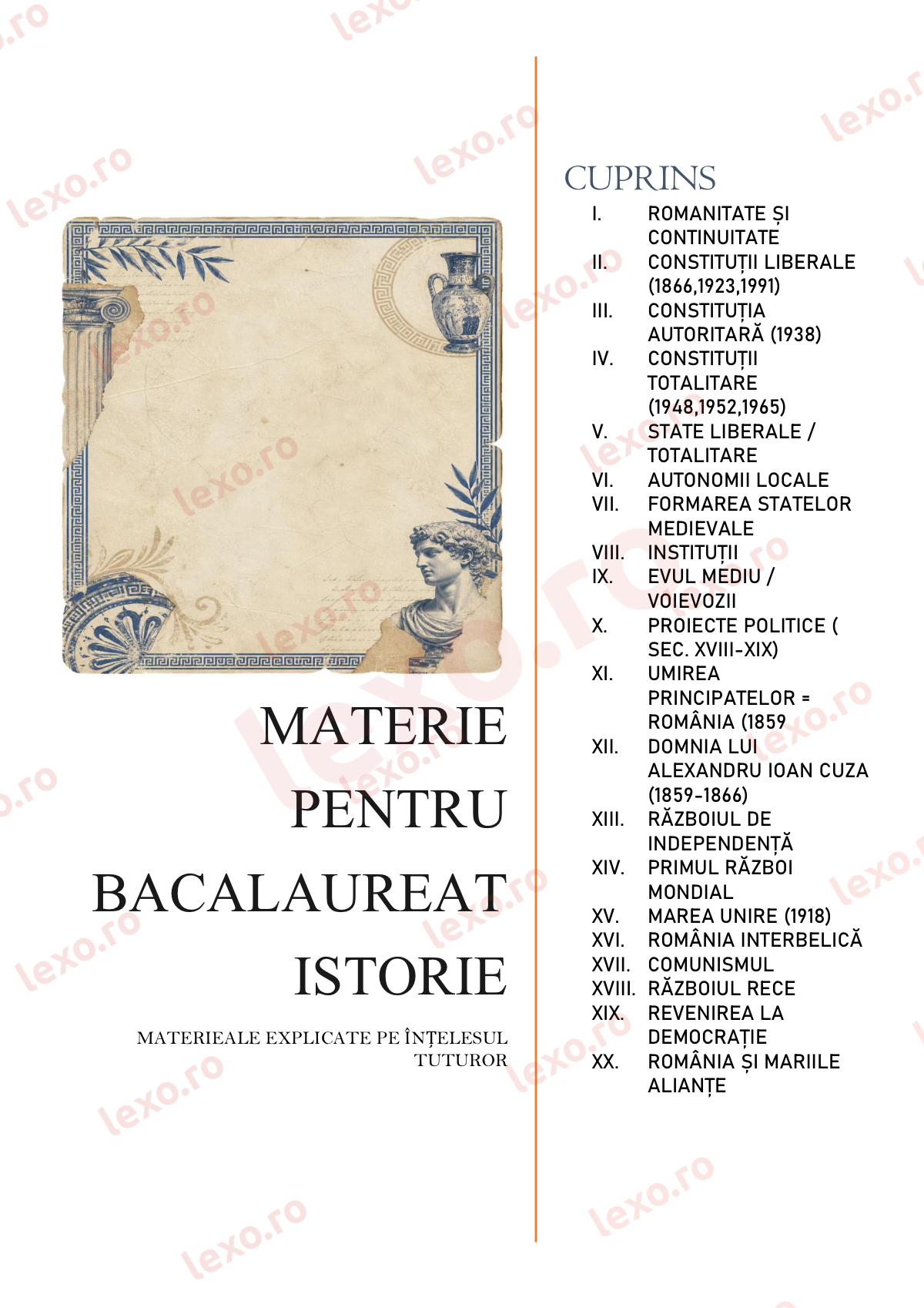 Materiale bacalaureat istorie